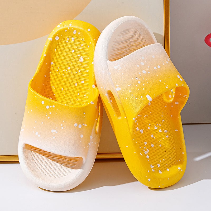 Summer Gradient Children'S Slippers New Boys' And Girls' Sandals Indoor And Outdoor Home Parent-Child Slippers - Image 1