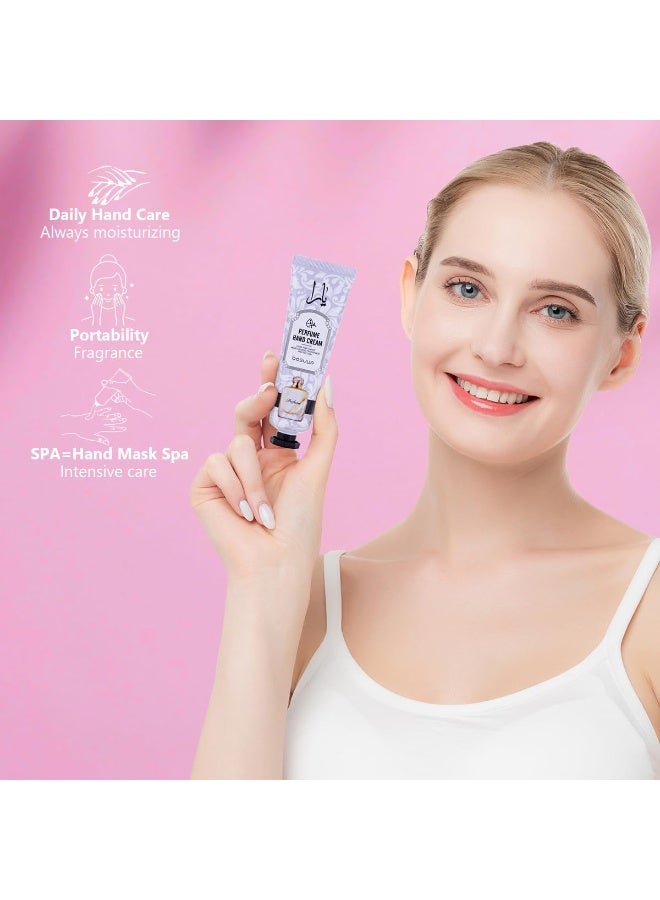 كيلا عبوة من 5 كريمات لليدين الجافة والمتشققة، هدايا لعيد الفصح، هدايا للنساء والفتيات، هدايا عيد الأم، لوشن مرطب لليدين برائحة النباتات الطبيعية - Image 5