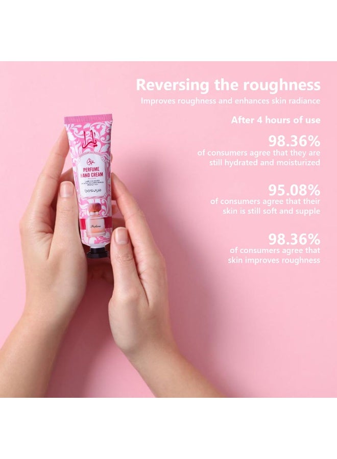 كيلا عبوة من 5 كريمات لليدين الجافة والمتشققة، هدايا لعيد الفصح، هدايا للنساء والفتيات، هدايا عيد الأم، لوشن مرطب لليدين برائحة النباتات الطبيعية - Image 4