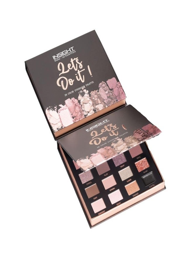 INSIGHT Let’s Do It! Eyeshadow Palette | Shimmer & Matte Shades | Highly Pigmented, Long-Lasting & Blendable | Lightweight Eye Makeup Palette for All Occasions - 45g - Image 1