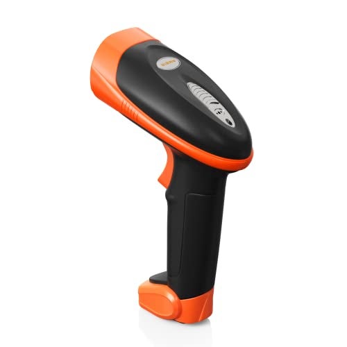 AMBIR BR200 WirelessUSB Barcode Scanner Supports1D2DPDF417 QR barcodes OS Win Mac Linux AndroidBlackOrange - Image 3