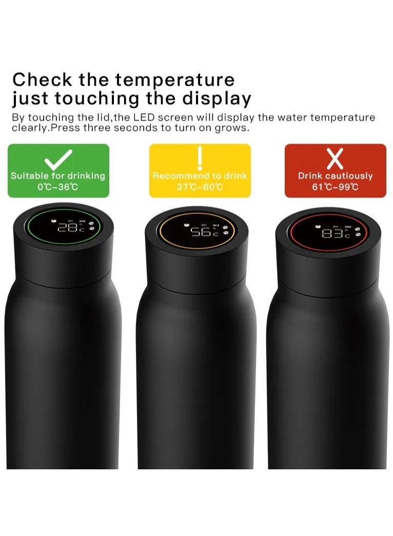 Stainless Steel Smart Flask, Intelligent Digital Thermos, LED Temperature Display, 48 Hours Insulated, Long Lasting Battery Life, Travel Bottles for Schools, Colleges, Offices or Homes - Image 4