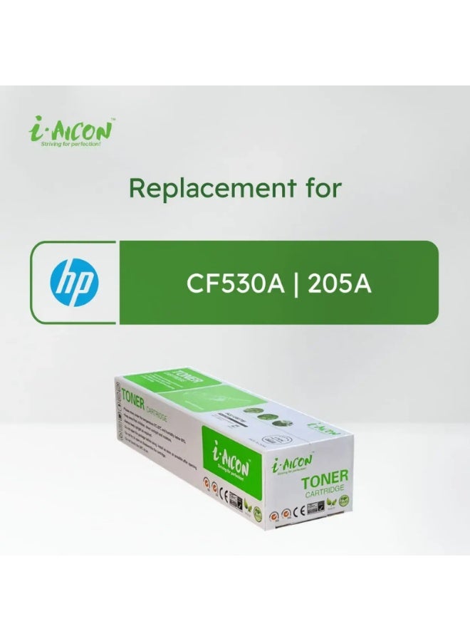 i-AICON Compatible Black Laser Toner CF530A 205A 1300 Pages HP M154 M180 M181 - Image 3