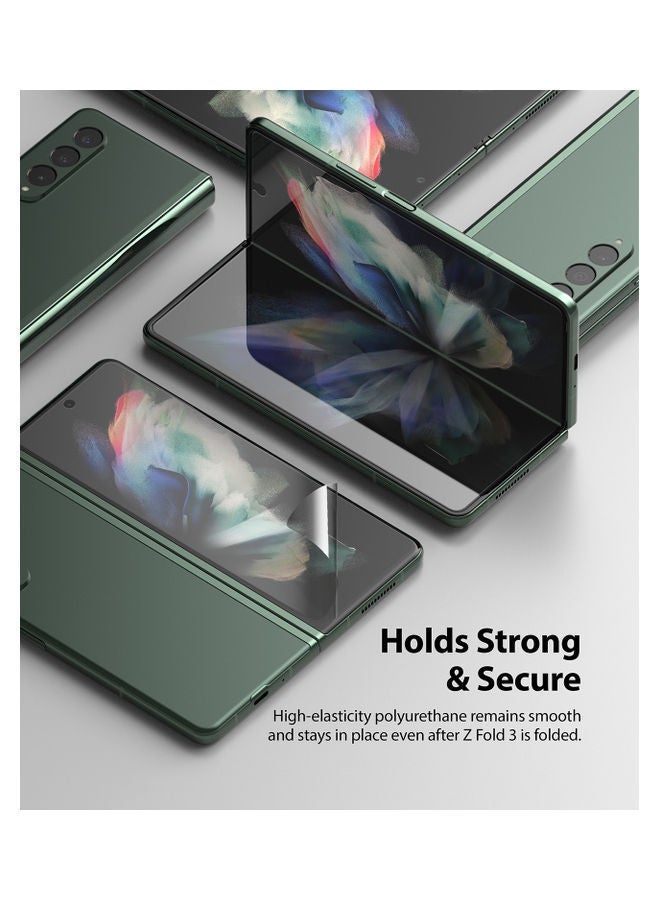NIBEMINENT Screen Protector for Samsung Galaxy Z Fold 3 (2021) Clear  - Image 5