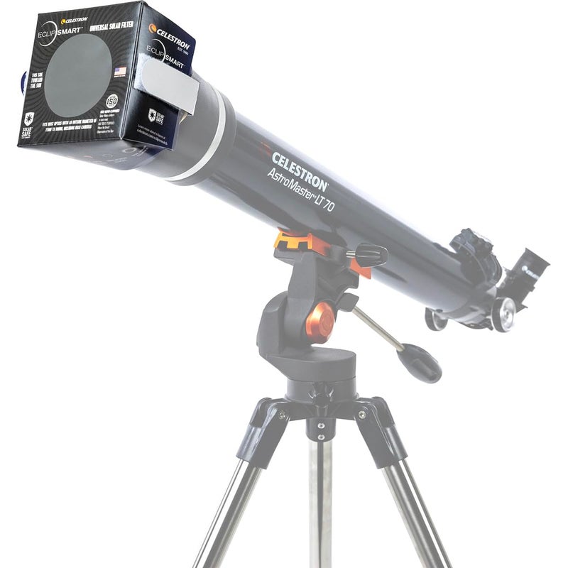 Celestron – EclipSmart Safe Solar Eclipse Telescope and Camera Filter – Meets ISO 12312-2:2015(E) Standards – Works with Your Telescope, Spotting Scope, or DSLR Camera – Observe + Photograph Eclipses - Image 3
