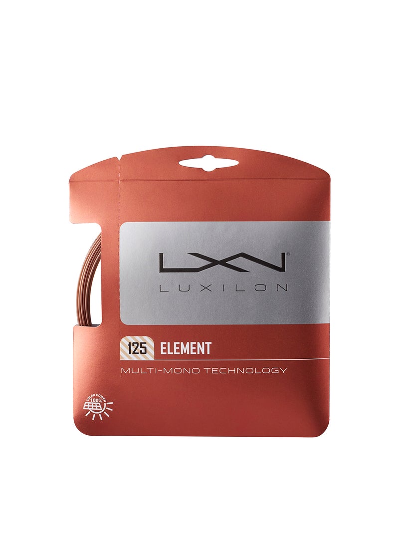 Wilson - Element 125 Bronze Tennis String - Set 40ft. ( 12.2m), String Gauge : 16 (1.25mm) - Image 1