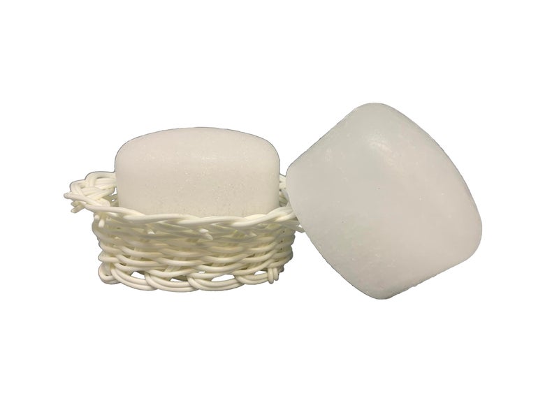 Thai Deodorant Stone Crystal Stone in Basket - Image 1