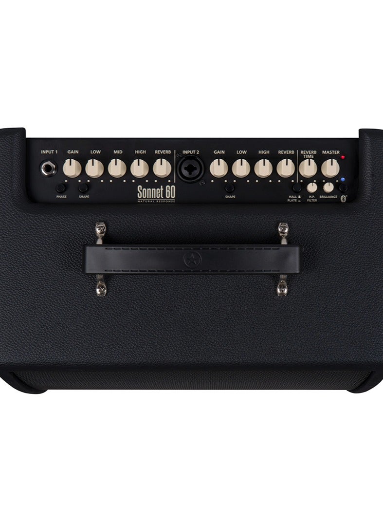 Blackstar Sonnet 60 -1 x 6.5”/1 x 1” 60 Watt Black Acoustic Guitar Combo Amplifier - Image 3