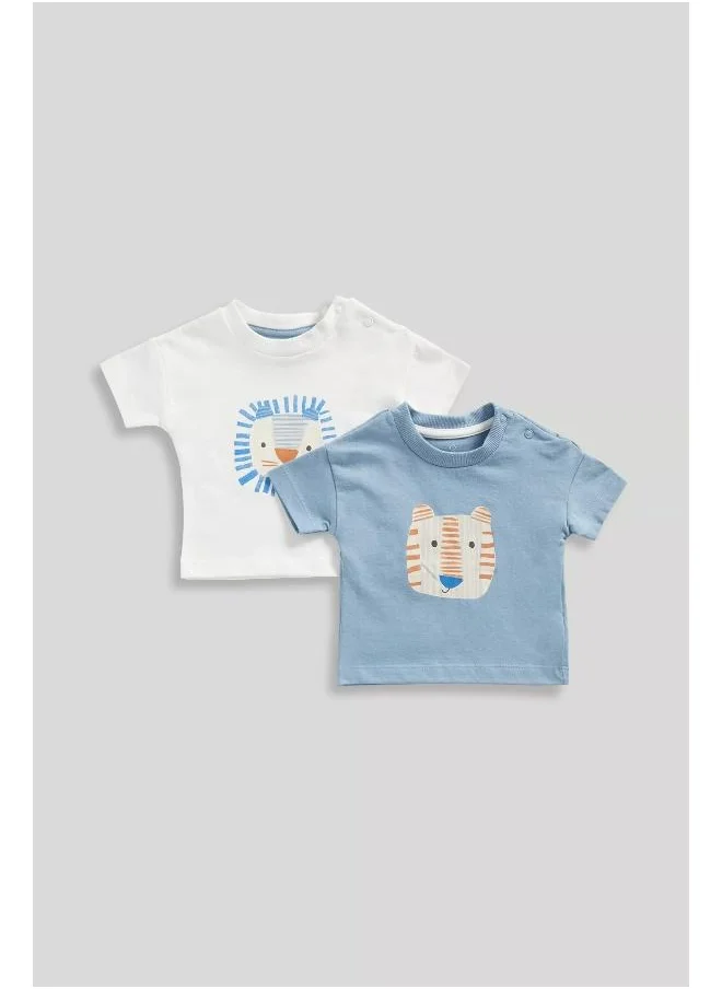 mothercare 2 Pack Safari T-Shirts