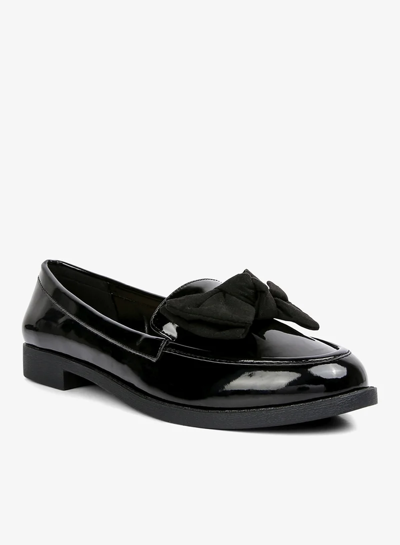 لندن راج حذاء بدون رباط باللون الأسود