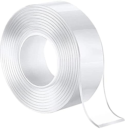 Thea Thea Dual-Sided Mounting Tape 10FT Multipurpose Strong Tape Wall Adhesive Strip Removable, Reusable Two Sided Gel Grip Tape With Strong Sticky Picture Poster Carpet Tape For Home Office, Pack of 1  - Image 1