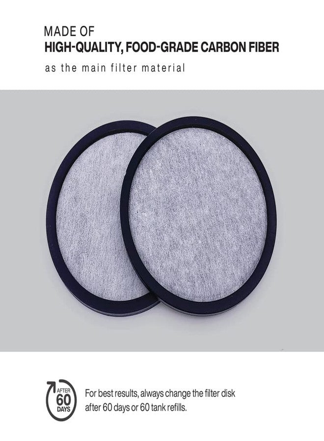 BRENSTEN 6-Pack Replacement Charcoal Water Filter Discs for Mr. Coffee Brewers Coffee Machines - Image 5