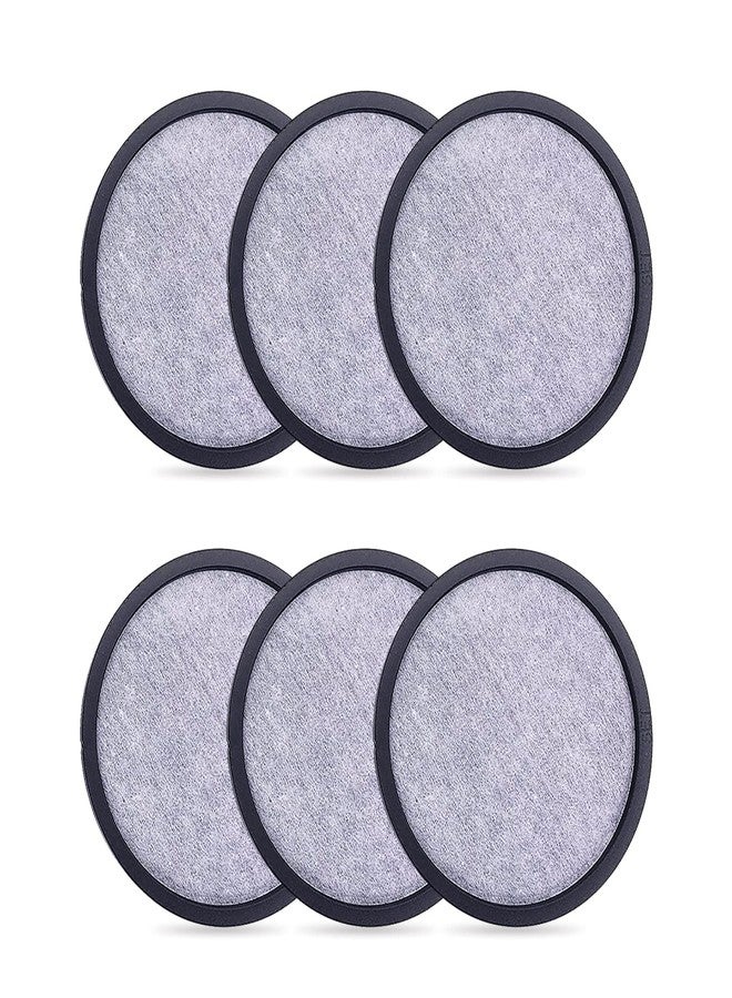 BRENSTEN 6-Pack Replacement Charcoal Water Filter Discs for Mr. Coffee Brewers Coffee Machines - Image 1