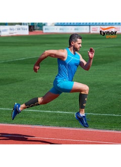 Tynor Tynor Shin & Calf Support Neo, Enhanced Compression & Comfort for Sports, Gym, Running and Daily Activities | Odour Free, Pain Relief for Men & Women | Black & Orange (Pack of 1)  - Image 5
