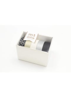 MT mt Washi Masking Tape Gift Box 15 mm x 10 mtrs Shade - Monotone II - (Set of 5) 