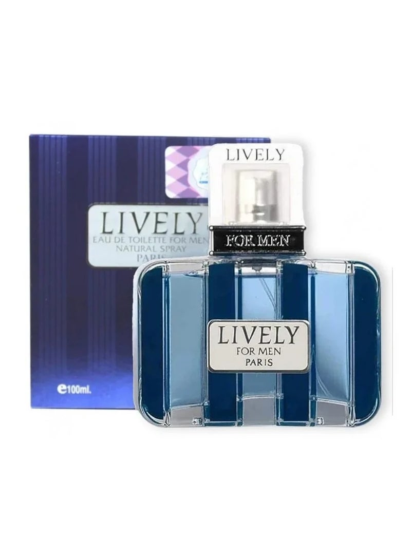 Lively men's perfume - Eau de Toilette 100 ml - Image 1