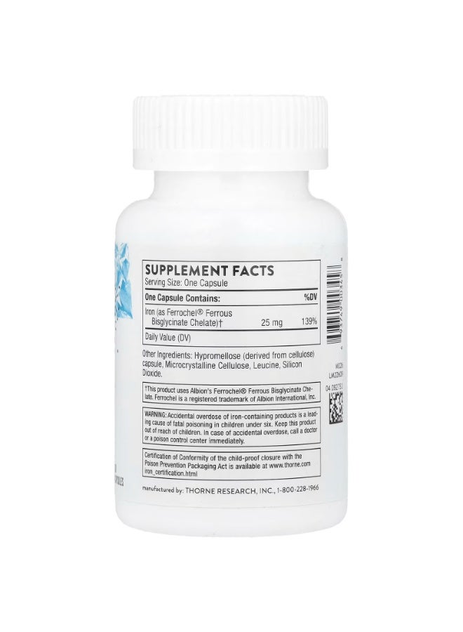 ثورن حديد مكرر الجليسينات، 60 كبسولة (25 ملجم لكل كبسولة - Image 2