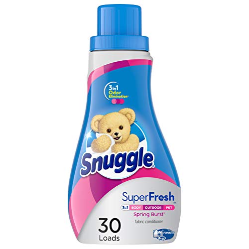 Snuggle Plus Super Fresh Liquid Fabric Softener Spring Burst 317 Fluid Ounce