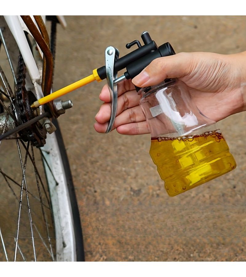 High Pressure Oil Bottle With Copper Nozzle Long Spout Container And Straight Spout Container - Image 1