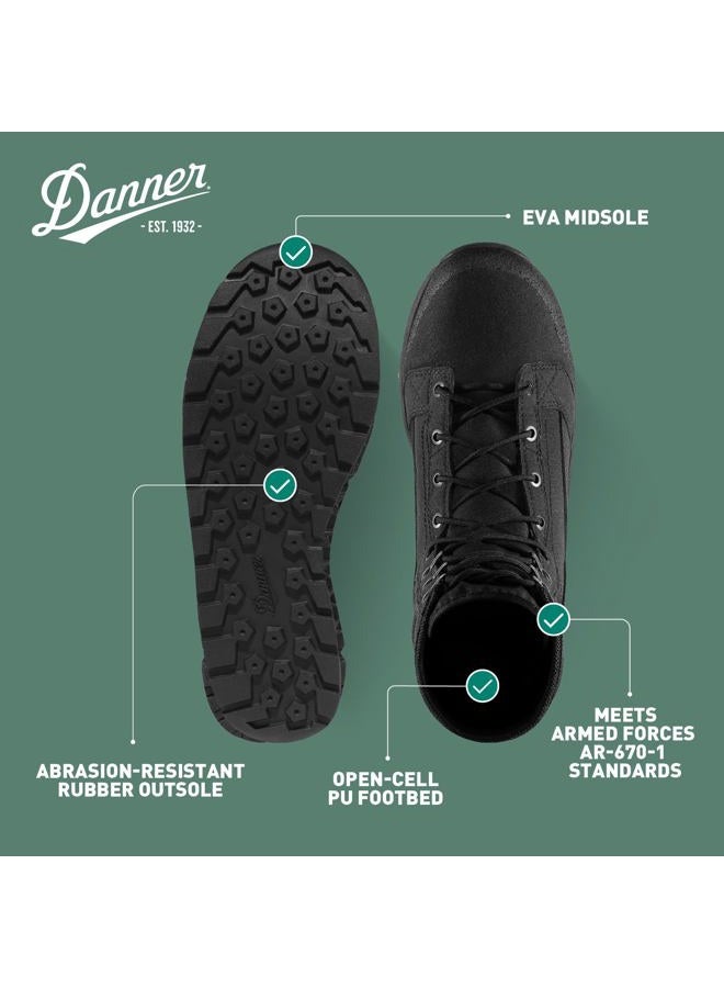 Danner Men's Tachyon 8" Plain Toe Boot, Black, 9 M US - Image 4