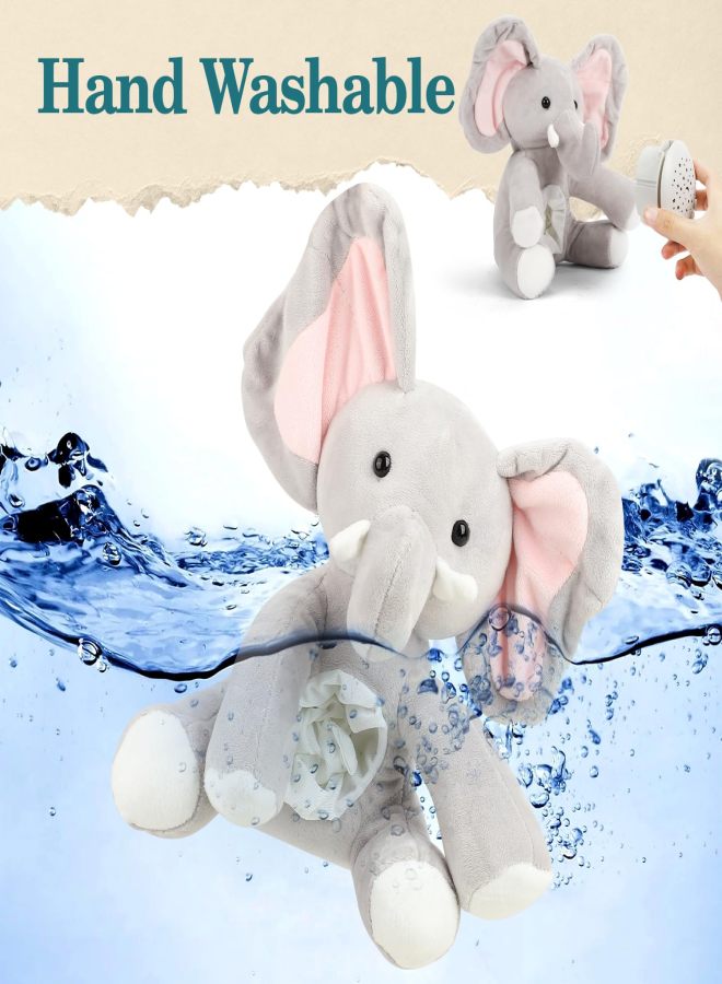 TOY Life Shush Baby Sleep, Baby Soothers Newborn, Moms Heartbeat, Baby White Noise Machine, Lullaby Stuffed Animal Heart Beat, Crib Soother, Baby Sleep Soothers, Baby Soother, Baby Sleep Aid Elephant - Image 5