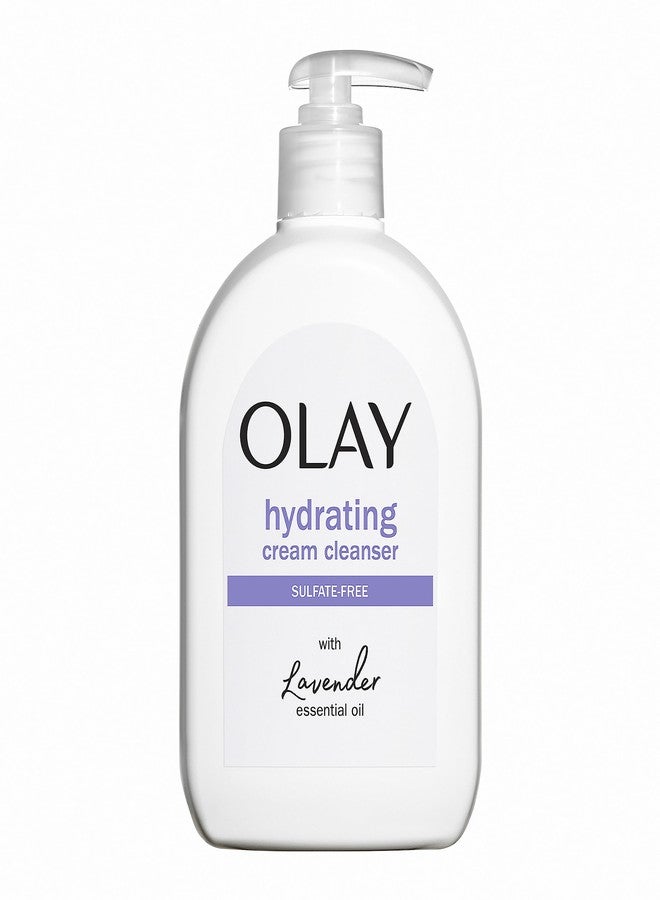 Olay Hydrating Cream Face Wash with Lavender Essential Oil, 16 oz - Image 1