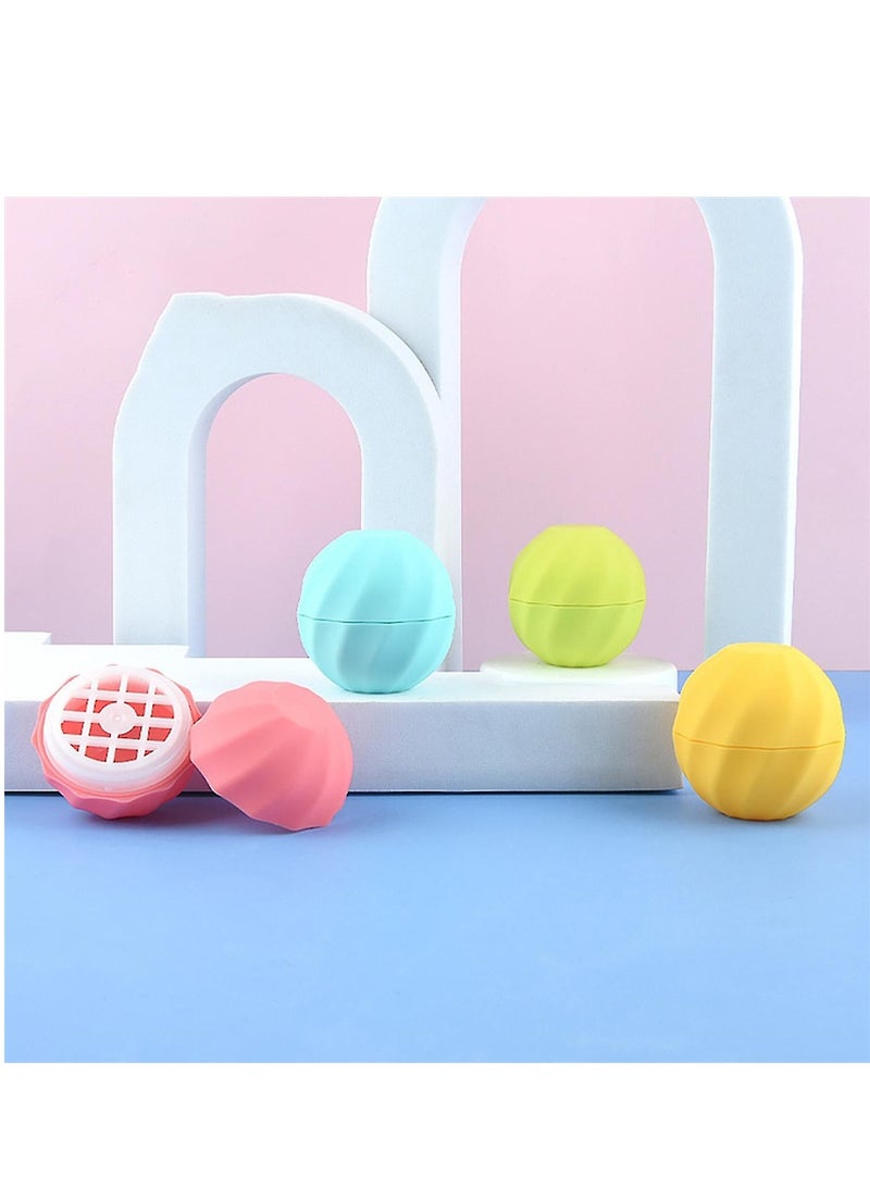 Excefore 0.24oz/7g Empty Lip Balm Sphere Containers, Set of 8 Screw Cap Lipstick Tubes/Chapstick Tubes/Chapstick Holder/Refillable Lipstick Balm Tubes for Lip Gloss - Image 2