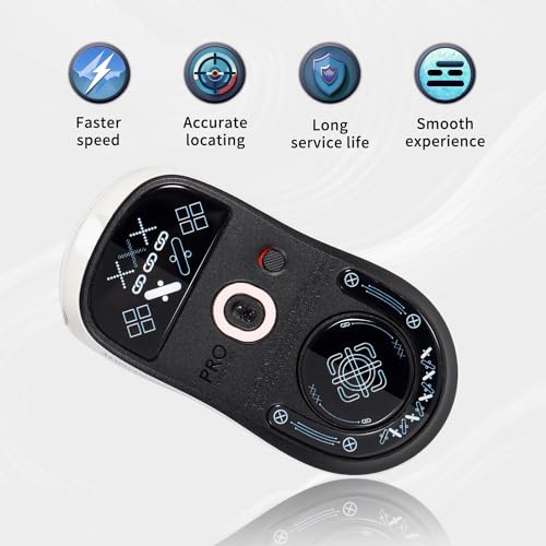 immoenuc Glass Mouse Skates for Logitech G PRO X Superlight 2 Mouse Feet Pads Smooth Durable Game Mouse Accessories (Printing Pattern) - Image 3