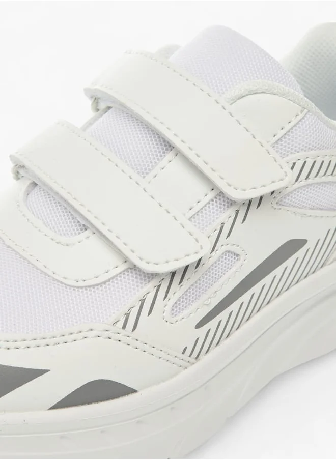 LBL by Shoexpress Boys Panelled Sports Shoes With Hook And Loop Closure