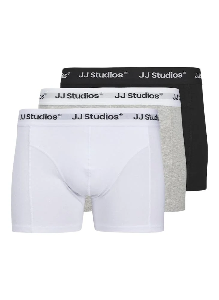 JACK & JONES 3 Pack Jacsoho Solid Trunks