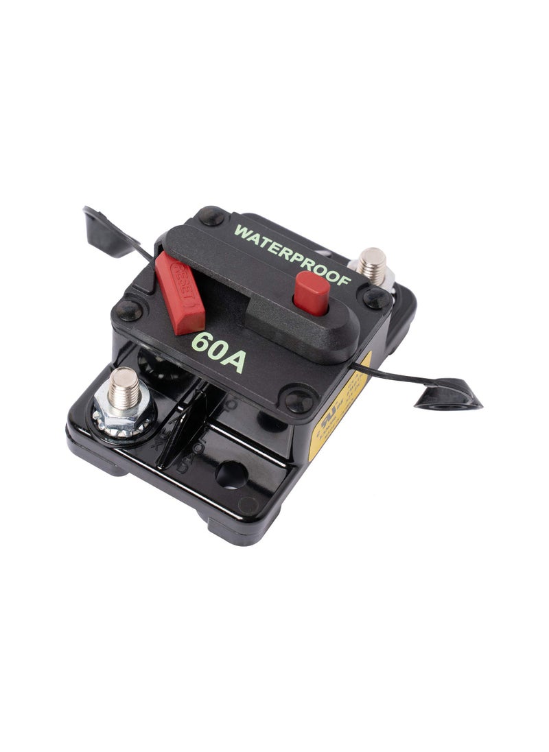 Newport Newport Waterproof 60 Amp Premium Circuit Breaker for Trolling Motor  - Image 1