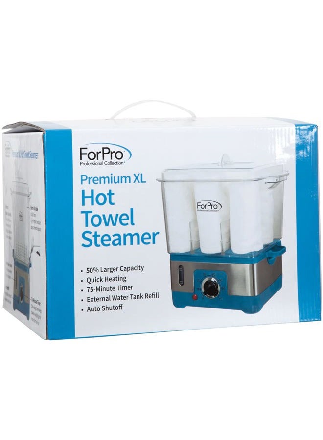 ForPro Professional Collection بخار مناشف ساخن XL متميز، سعة أكبر بنسبة 50%، يحمل 9 مناشف للوجه، سخان مناشف بالبخار سريع التسخين للصالونات والمنتجعات الصحية - Image 5