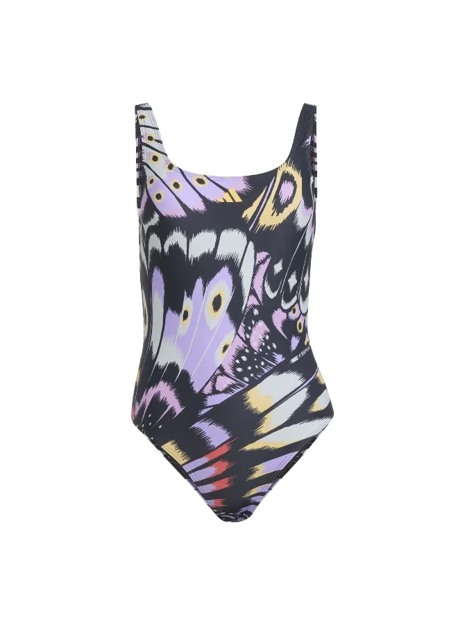 Adidas Farm Ubck Suit Purple Swim Swimwear For Women 26"