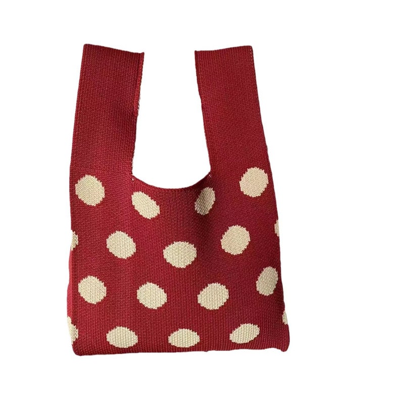 New Accompanying Ceremony Women'S Knitted Bag Handbag Handbag Fashion Wrist Bag Handbag Vest Bag Simple Festive Wedding - Image 4