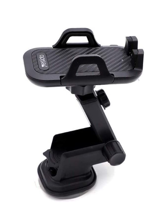 Yesido 360 Degree Rotation Free Stretch Automatic Clip Mobile Phone Car Holder, C23 - Image 3