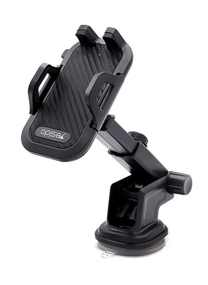 Yesido 360 Degree Rotation Free Stretch Automatic Clip Mobile Phone Car Holder, C23 - Image 2