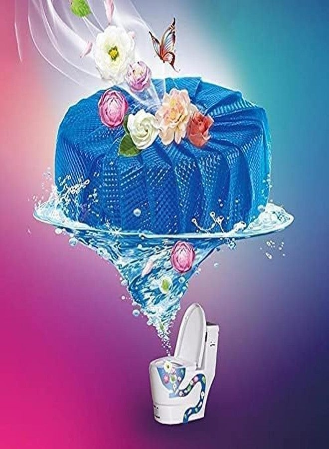 Wipsor Automatic Flush Toilet Bowl Cleaner Tablets Bathroom Toilet Tank Cleaner Detergent Powerful Cleaning Ball Toilet Blue Deep Clean Bubbles Long-Lasting Fresh Air No Pungent Odor Stain - Image 5