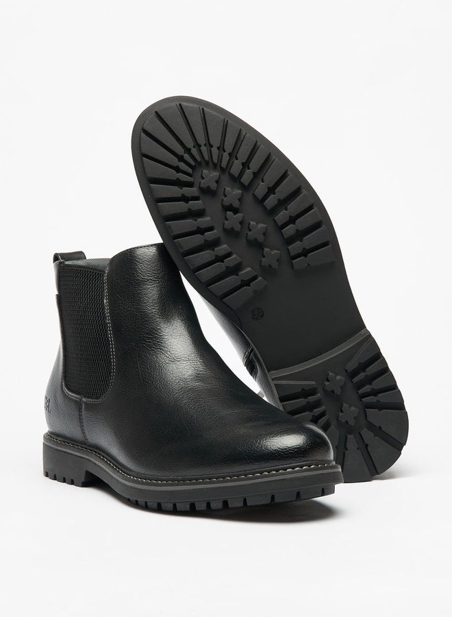 ال بي ال من شو اكسبرس أحذية تشيلسي رجالية بنسيج انزلاقي - Image 4