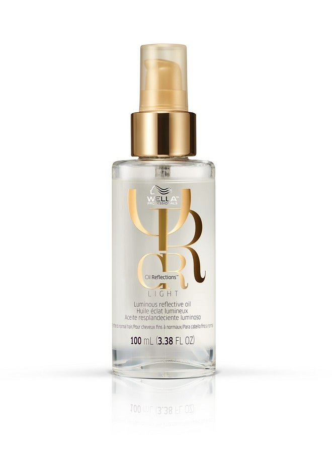 Wella Professionals Oil Reflections Light Luminous Reflective Luxury Finishing Oil For All Hair Types 3.38 Fl Oz  - Image 1