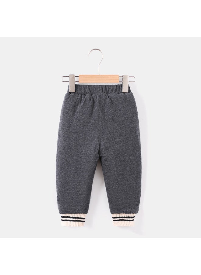 Girls' Winter Cold-proof Base Pants Toddler Thickened Casual Slim-fit Cotton Pants Warm - Image 3