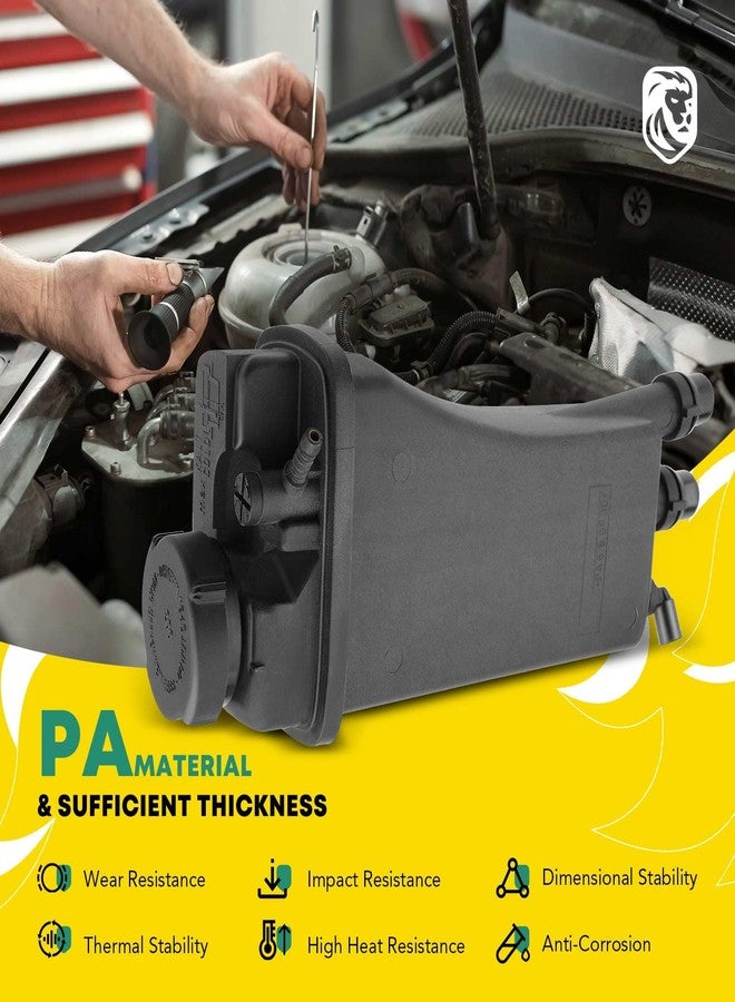 YHTAUTO خزان تمدد سائل تبريد المحرك YHTAUTO مع غطاء ضغط وحساس لسيارات BMW E38 728i و E39 525i و 528i و 530i موديلات 1995-2003، بديل للرقم 17111436381 - Image 4