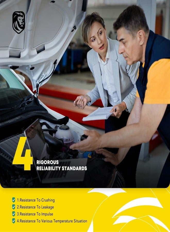 YHTAUTO خزان تمدد سائل تبريد المحرك YHTAUTO مع غطاء ضغط وحساس لسيارات BMW E38 728i و E39 525i و 528i و 530i موديلات 1995-2003، بديل للرقم 17111436381 - Image 5