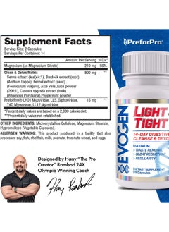 Evogen Nutrition Light And Tight White 28 Capsules  - Image 3