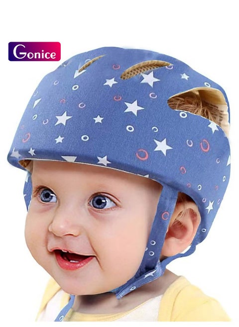 Baby Safety Helmet, Toddler Soft Adjustable Cap When Learning to Walk, Children Safety Harnesses Hat for Running Crawling