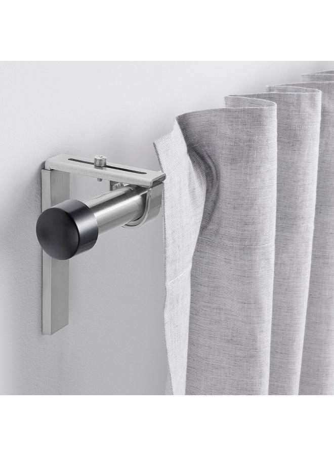 Zaboon Curtain Rod, Silver-Colour, 210-385 Cm - Image 2