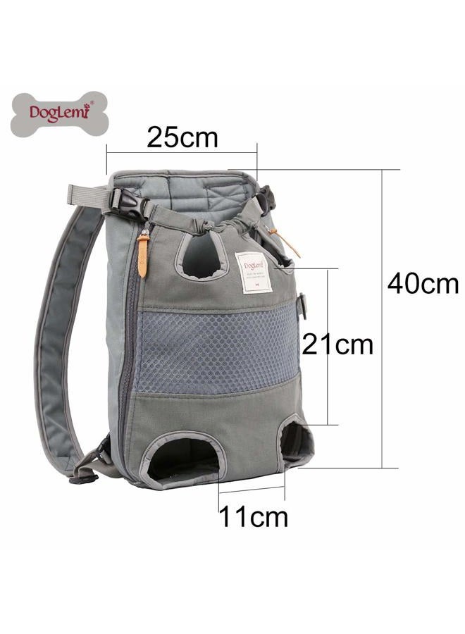Jranter Dog Carrier Backpack - Legs Out Front - Facing Pet Carrier Backpack for Small Medium Large Dogs, Airline Approved Handsa - Canvas Mesh Free Cat Travel Bag for Walking Hiking Bike and Motorcycle - Image 3