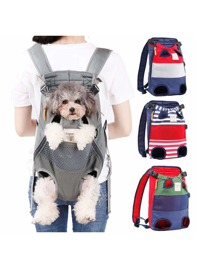 Jranter Dog Carrier Backpack - Legs Out Front - Facing Pet Carrier Backpack for Small Medium Large Dogs, Airline Approved Handsa - Canvas Mesh Free Cat Travel Bag for Walking Hiking Bike and Motorcycle - Image 2