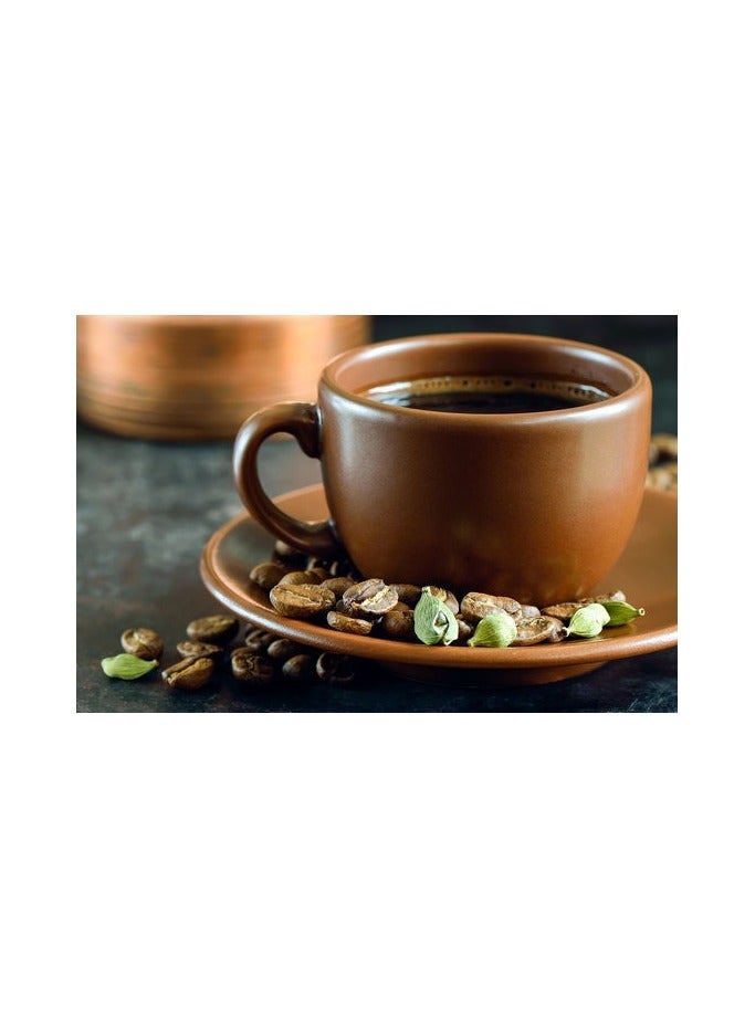 esb coffee Premium Turkish Cardamom Coffee (Ground) 250gm - DARK - Image 4