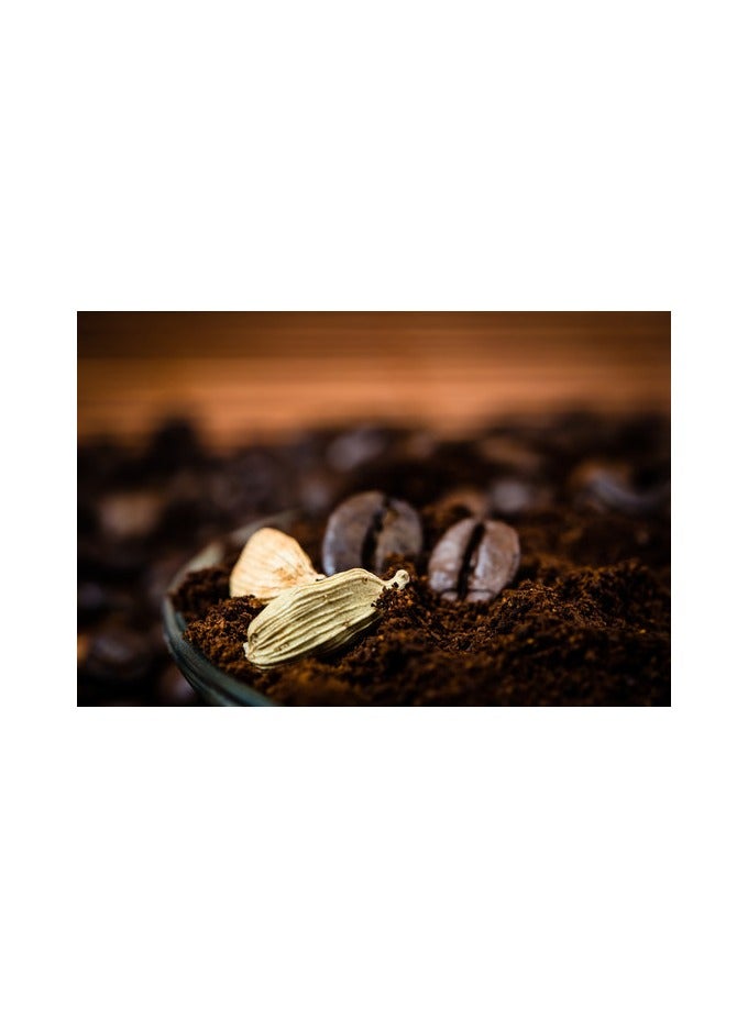 esb coffee Premium Turkish Cardamom Coffee (Ground) 250gm - DARK - Image 1