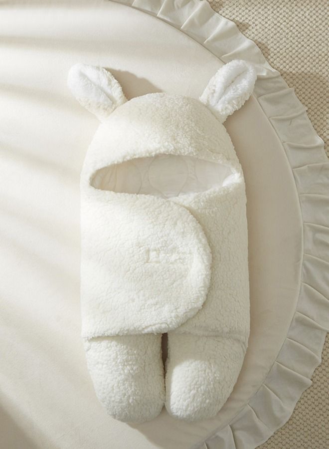 VInedi Baby hug quilt autumn and winter thickened bag quilt newborn baby blanket newborn swaddling baby sleeping bag going out towel supplies